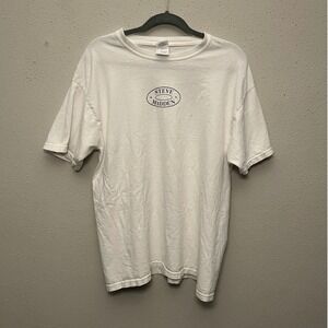 Steve Madden Graphic T Shirt Mens Large White Short Sleeve Gildan Ultra Cotton